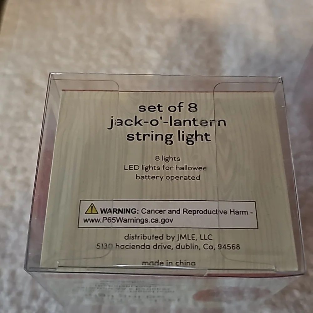 BATTERY OPERATED JACK-O-LANTERN STRING LIGHT - Picture 4 of 5